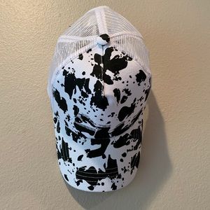 Cow print hat